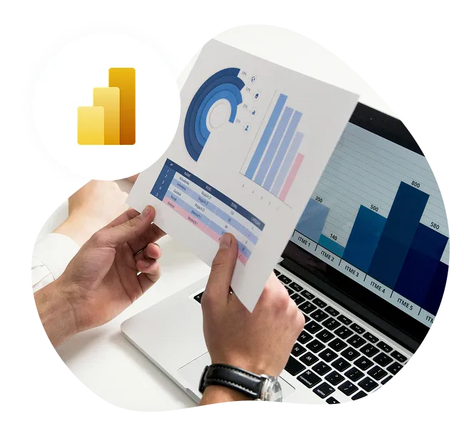 Visualisation des indicateurs clés de performance logistique via un tableau de bord Power BI connecté à LogiSync.
